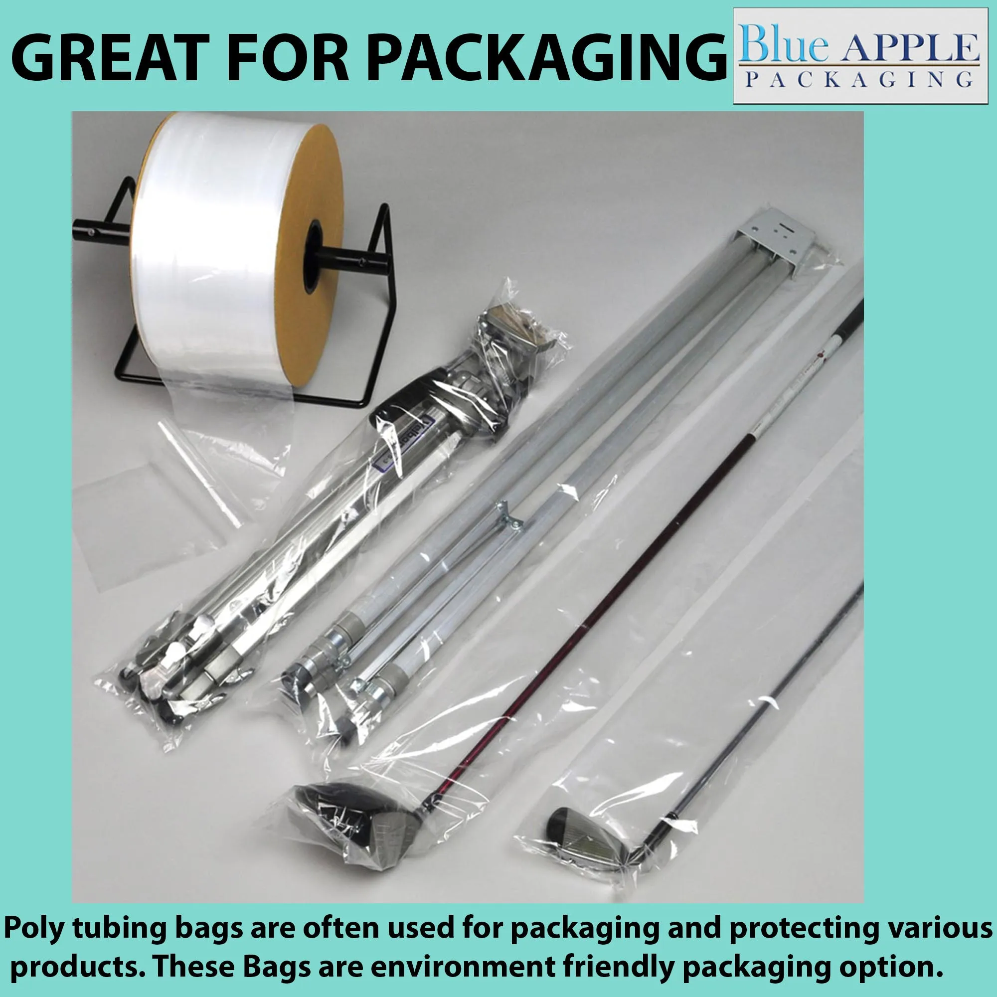 10 inch x 2150ft Poly Tubing Roll 2 Mil LDPE Low Density