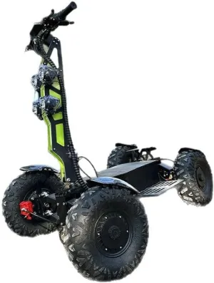 12000W60V52Ah All-Terrain Electric Scooter, 16-Inch Off-Road Tires, 100km/h Max Speed, 120KM Long Range, Tiltable Design,500KG Max Loading