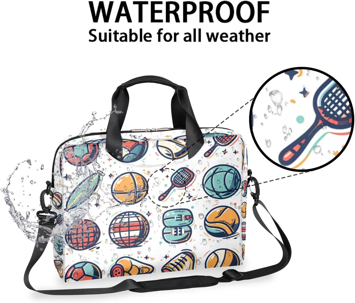15.7 Inch Laptop Bag Computer Bag for Women Men Laptop Carrying Case with Adjustable Shoulder Strap
