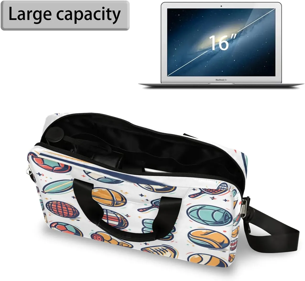 15.7 Inch Laptop Bag Computer Bag for Women Men Laptop Carrying Case with Adjustable Shoulder Strap