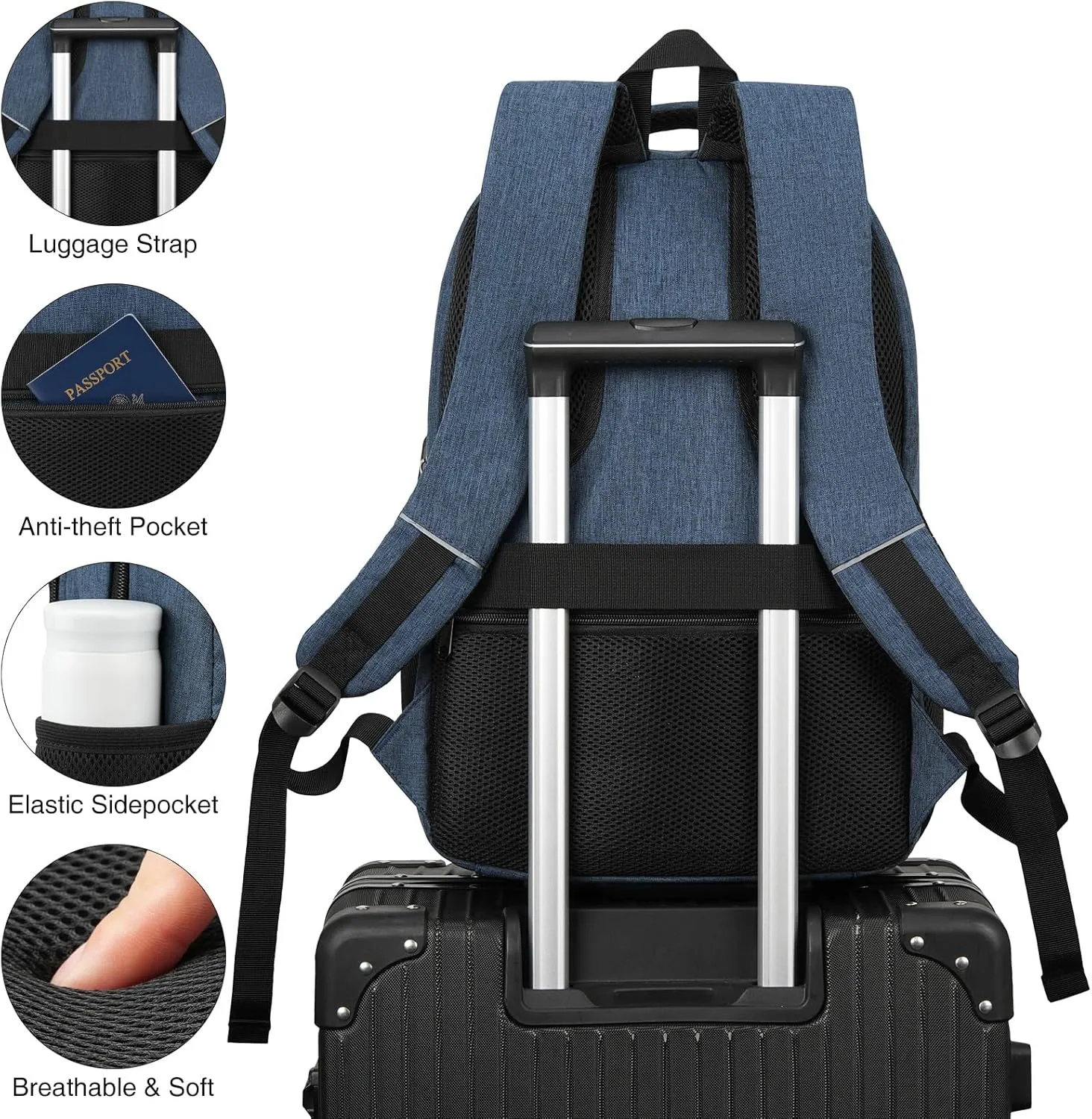 17,3 Inch Gym Backpack for Men with Shoe Compartment,Bookbag for Boys Teens for Workout Commuter College with USB Port Bag Pack for Athletic Crossfit Sports Wrestling