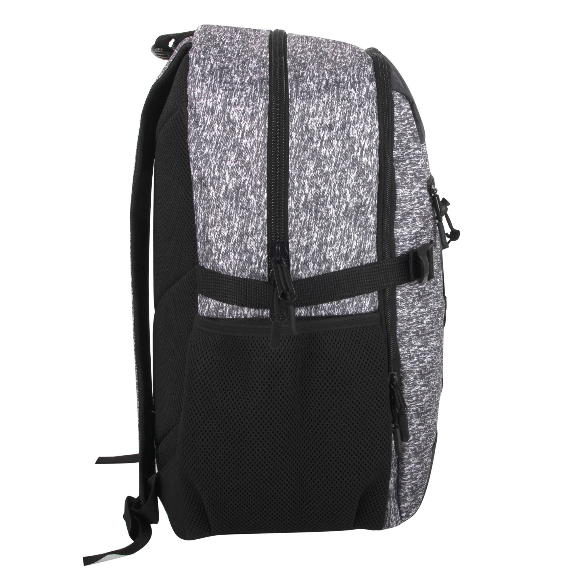 19-inch Mountain Edge Heather Bungee Cord Backpack w Padded Laptop Section  ( Case= 24 Pcs) 18.9$/PC