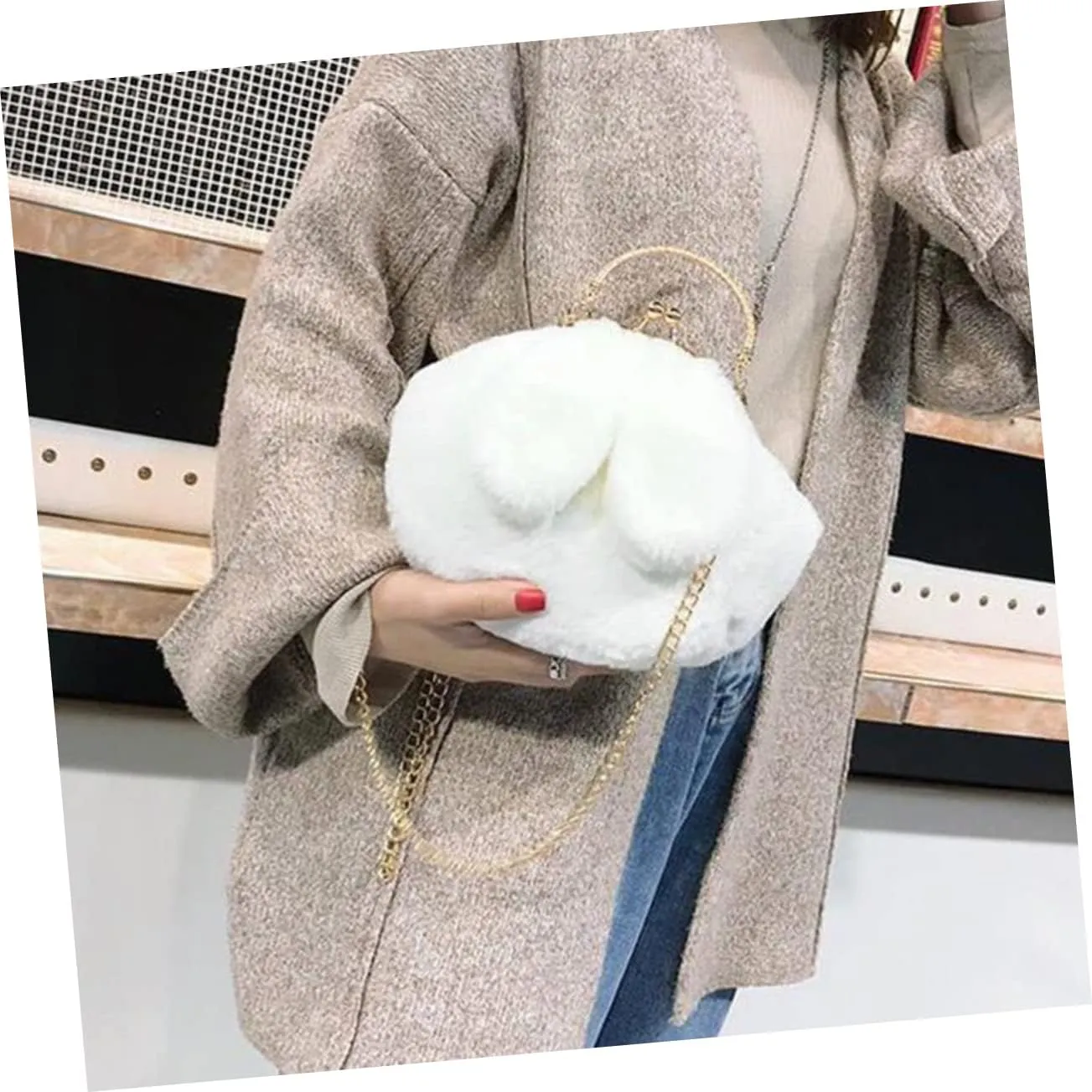 1pc Korean Version Little Space Purple Fob Watch Brooch Swivel Hook Crossbody Tote Cardboard Tubes with
