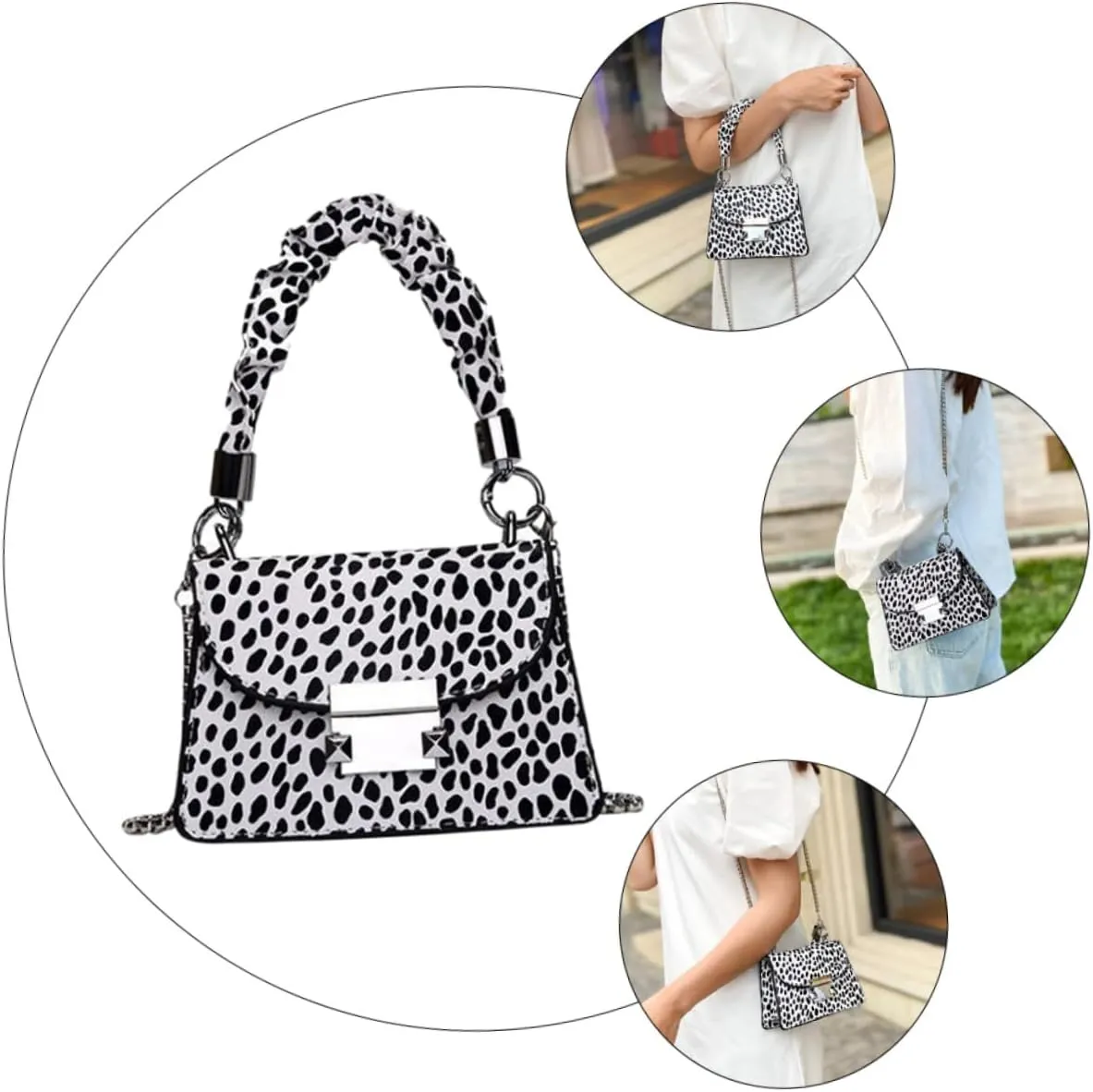 1pc Zebra Crossbody Bag Crossbody Tote Zebra Clutch Crossbody Sling Bag Cow Shoulder Bag The Tote Bag Handbags Cross Body Bag for Woman Crossbody Handbag Miss Messenger Bag Wild Pu