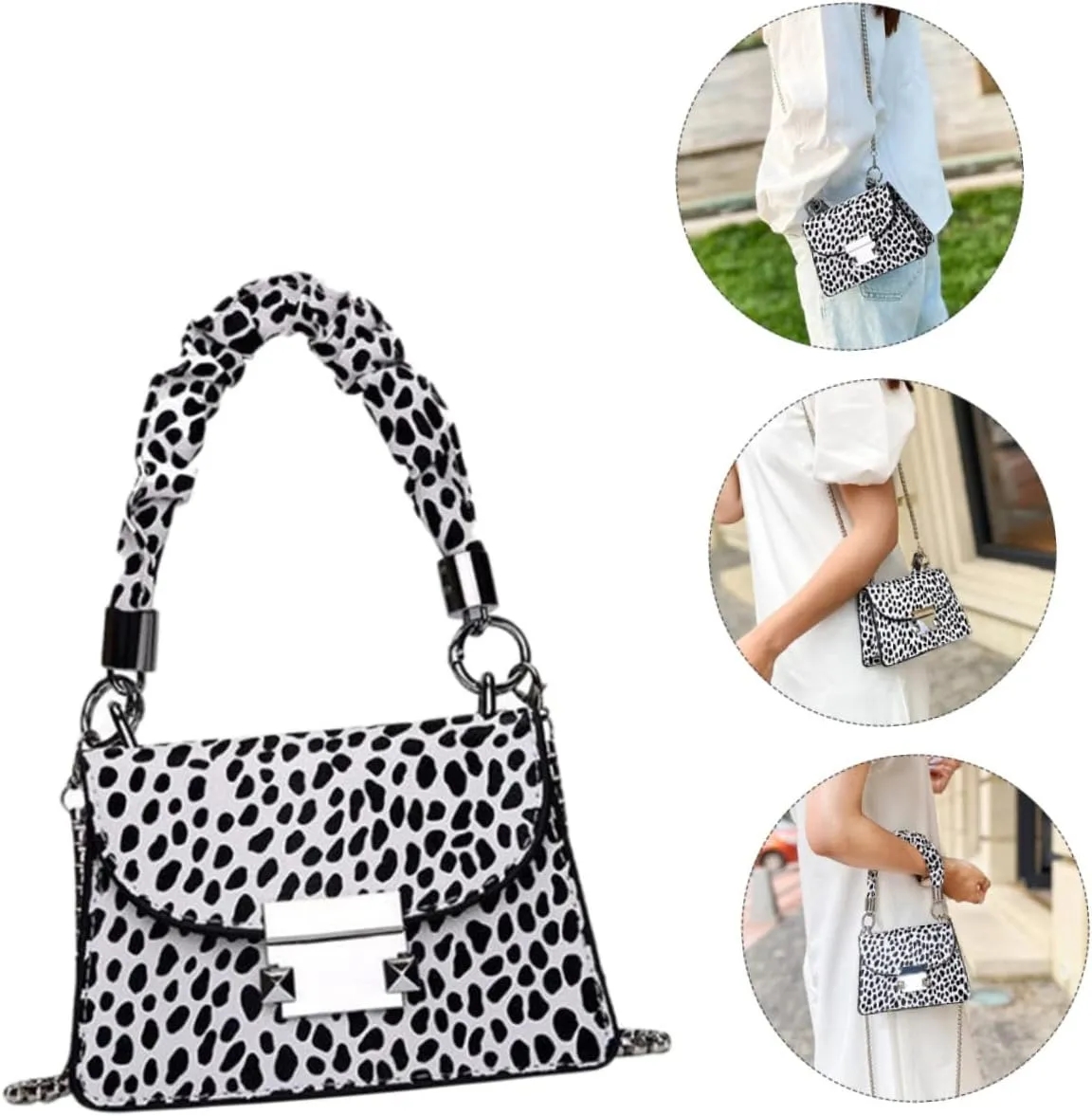 1pc Zebra Crossbody Bag Crossbody Tote Zebra Clutch Crossbody Sling Bag Cow Shoulder Bag The Tote Bag Handbags Cross Body Bag for Woman Crossbody Handbag Miss Messenger Bag Wild Pu