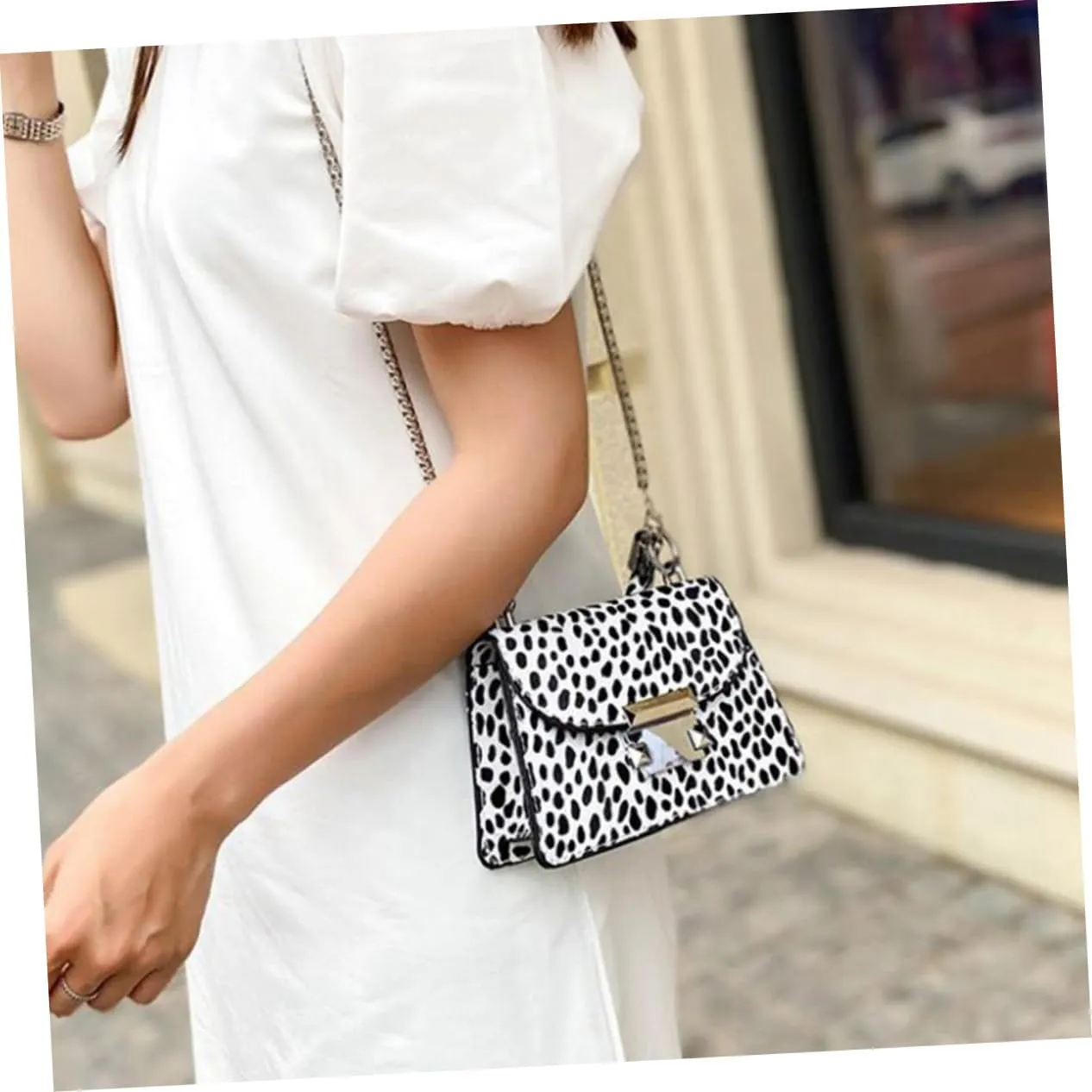 1pc Zebra Crossbody Bag Crossbody Tote Zebra Clutch Crossbody Sling Bag Cow Shoulder Bag The Tote Bag Handbags Cross Body Bag for Woman Crossbody Handbag Miss Messenger Bag Wild Pu