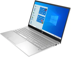 2022 HP Pavilion 15.6inch FHD IPS Touchscreen Laptop 8-Core AMD Ryzen 7 5700U 512GB NVMe SSD Graphics HDMI WiFi,USB,Bluetooth Backlit KB B&O Audio Windows 10 w/ 32GB Natural Silver HP-15-EH1075CL