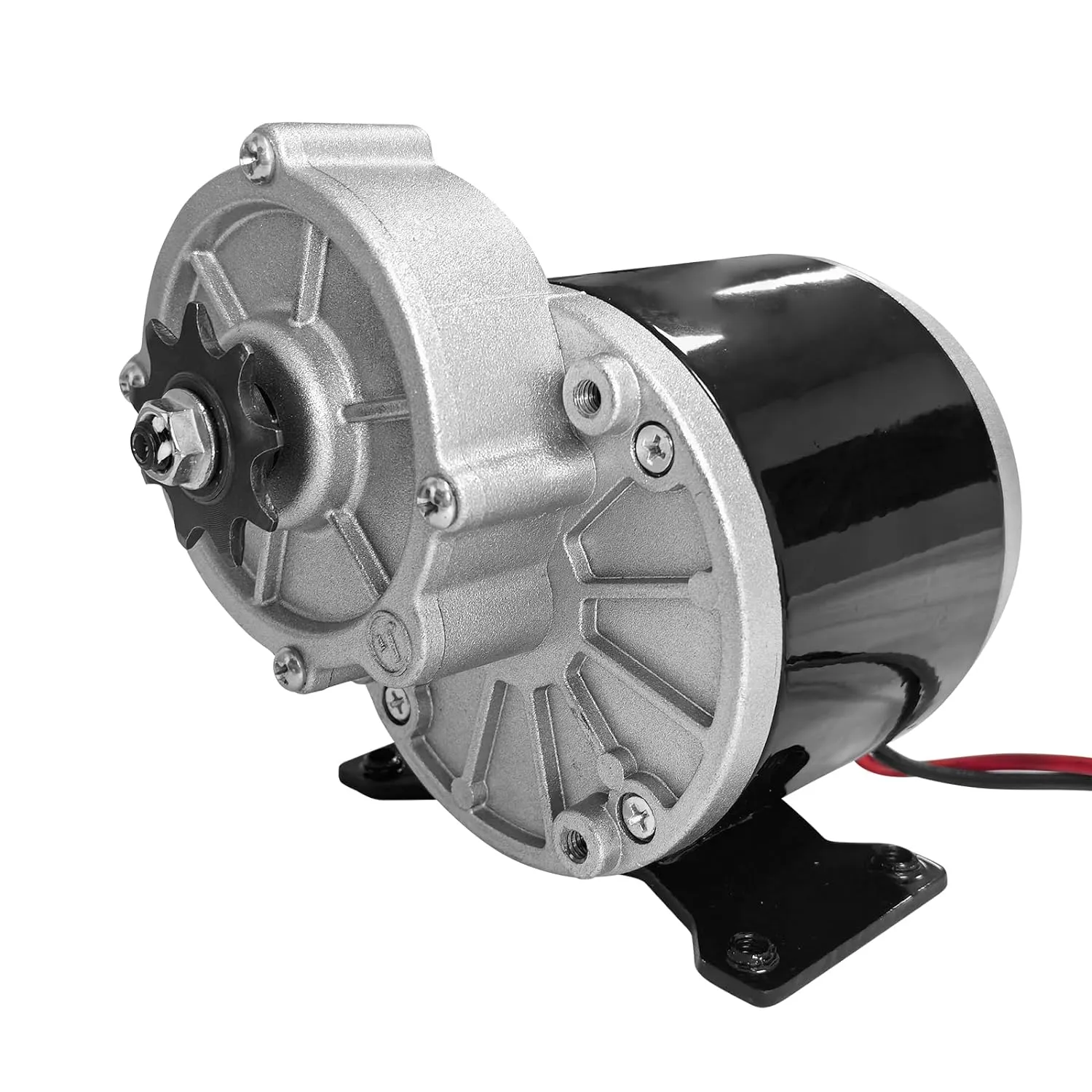 24 Volt 350 Watt MY1016Z3 Gear Reduction Electric Motor with 9 Tooth Sprocket for E Scooter