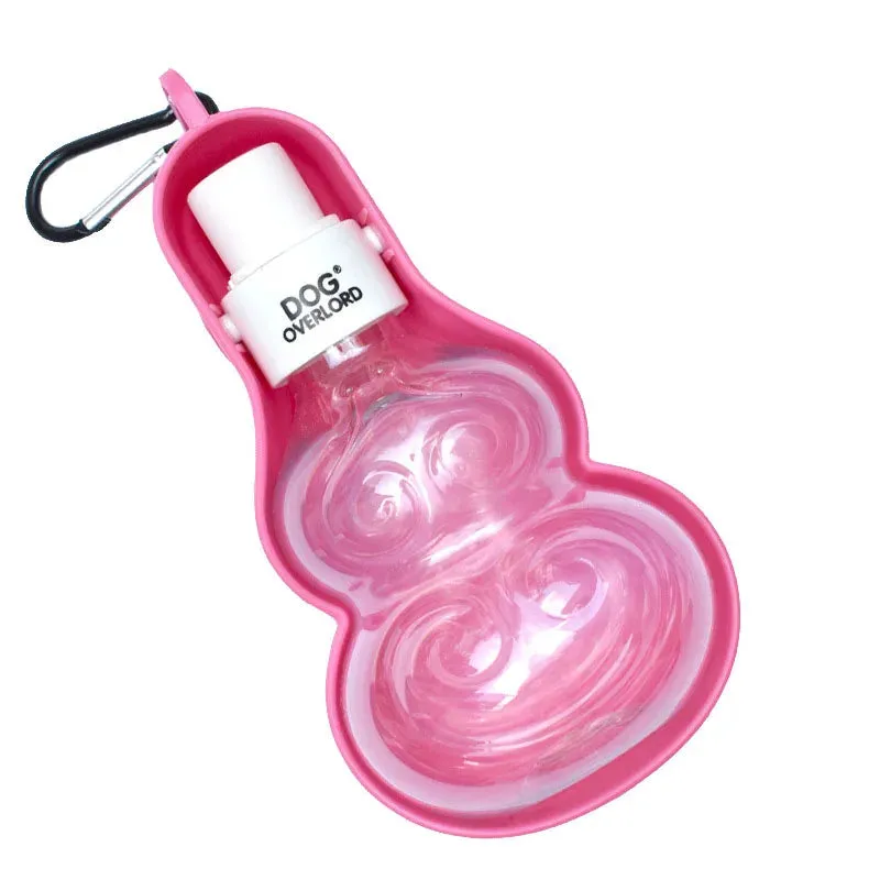 250ml Sport Pet Dog Water Bottle For Kitten Cat Drinking Fountain Automatic Slow Water Dispenser Plastic Travel Dog Bowl
