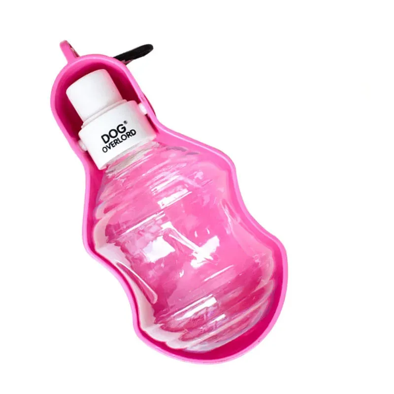 250ml Sport Pet Dog Water Bottle For Kitten Cat Drinking Fountain Automatic Slow Water Dispenser Plastic Travel Dog Bowl