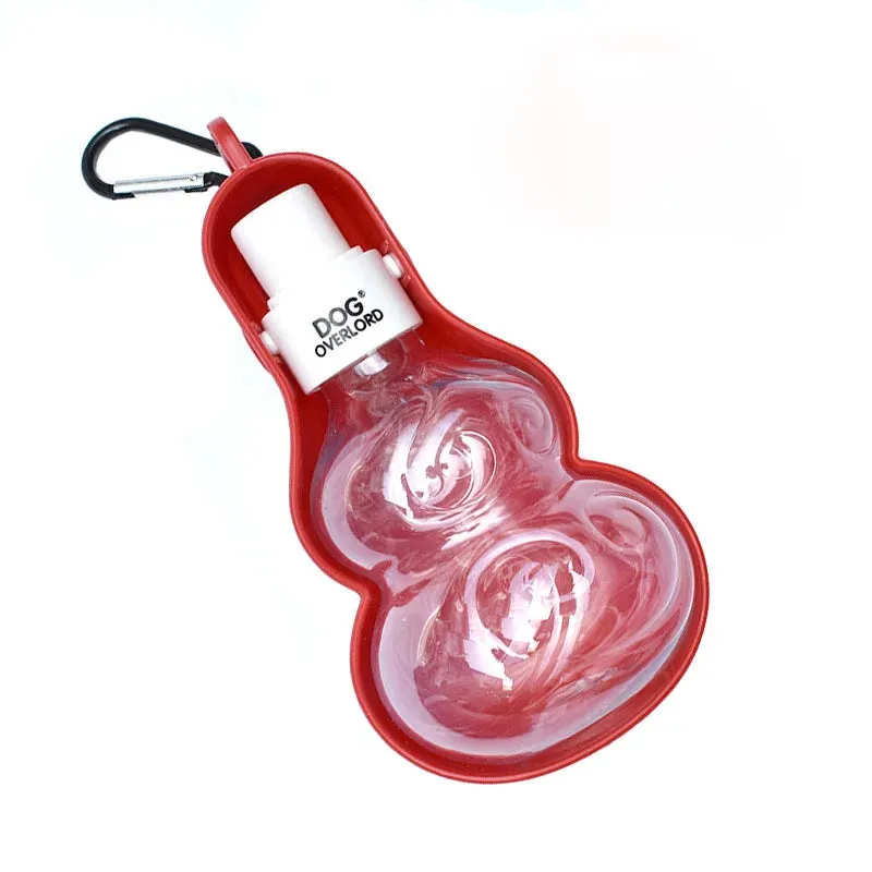 250ml Sport Pet Dog Water Bottle For Kitten Cat Drinking Fountain Automatic Slow Water Dispenser Plastic Travel Dog Bowl