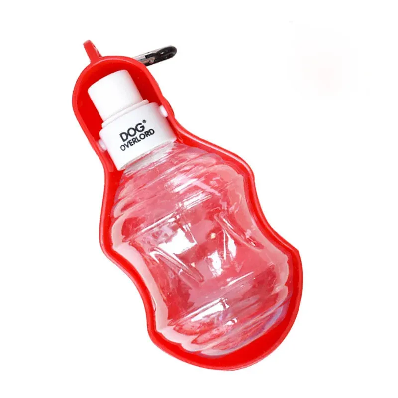 250ml Sport Pet Dog Water Bottle For Kitten Cat Drinking Fountain Automatic Slow Water Dispenser Plastic Travel Dog Bowl