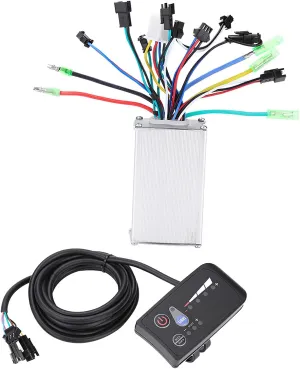 250W/350W Electric Brushless Controller Kit, LED Display Panel for Electric Bicycle Scooter with Lightweight Rainproof Sturdy Sturdy, Suitable for Cars, Scooters