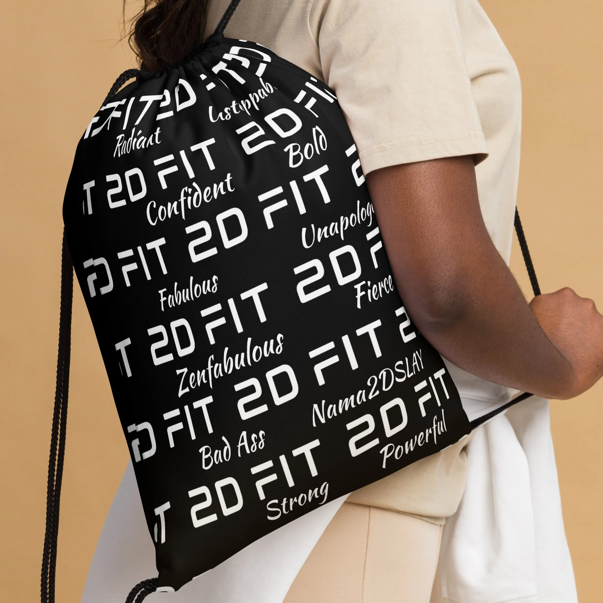 2D FIT Drawstring bag