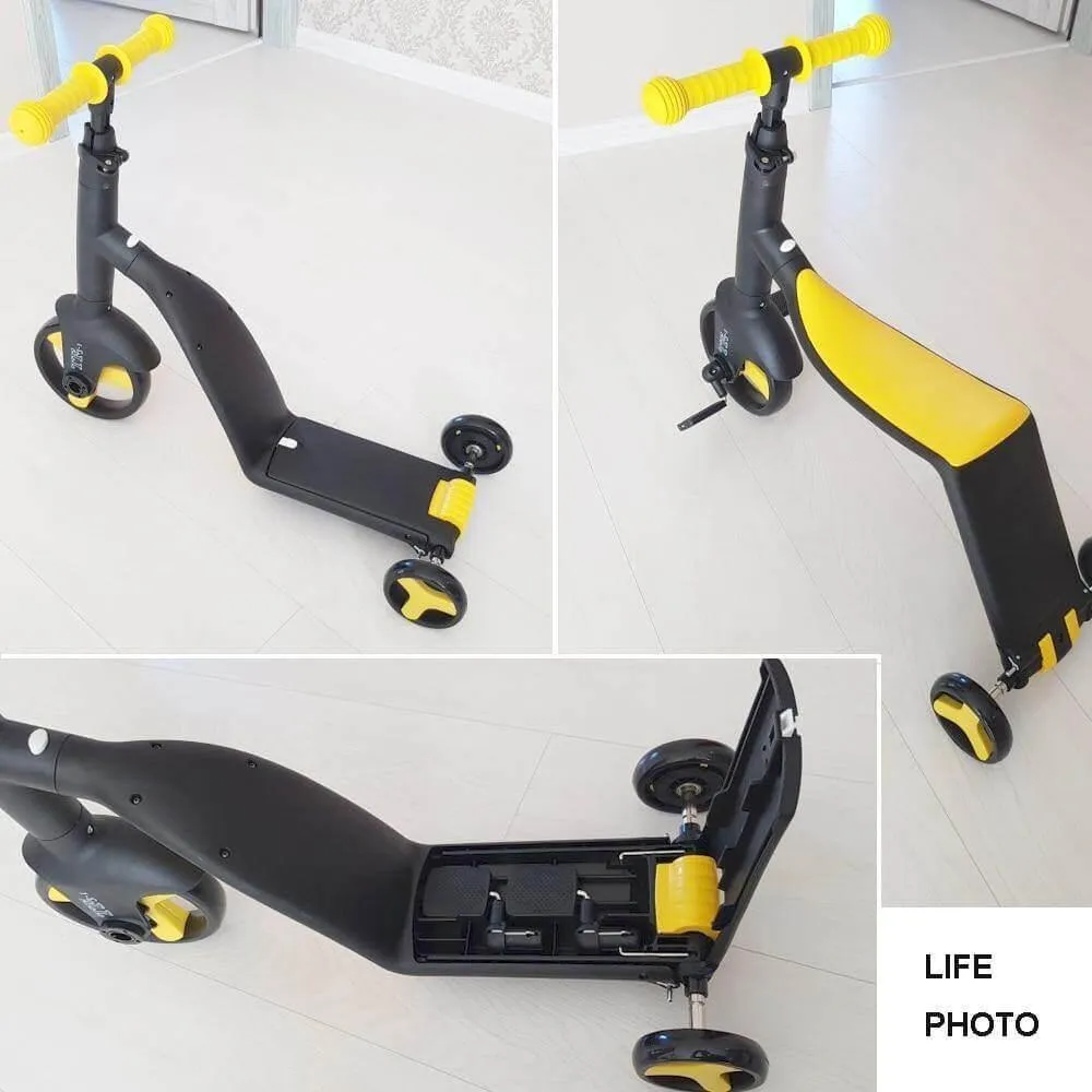 3-in-1 Kids Scooter Tricycle - Fun Ride-On Toy