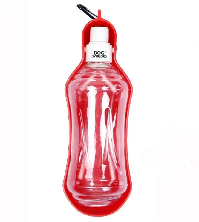 500ml Sport Pet Dog Water Bottle For Kitten Cat Drinking Fountain Automatic Slow Water Dispenser Plastic Travel Dog Bowl