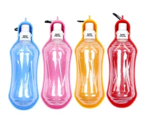 500ml Sport Pet Dog Water Bottle For Kitten Cat Drinking Fountain Automatic Slow Water Dispenser Plastic Travel Dog Bowl