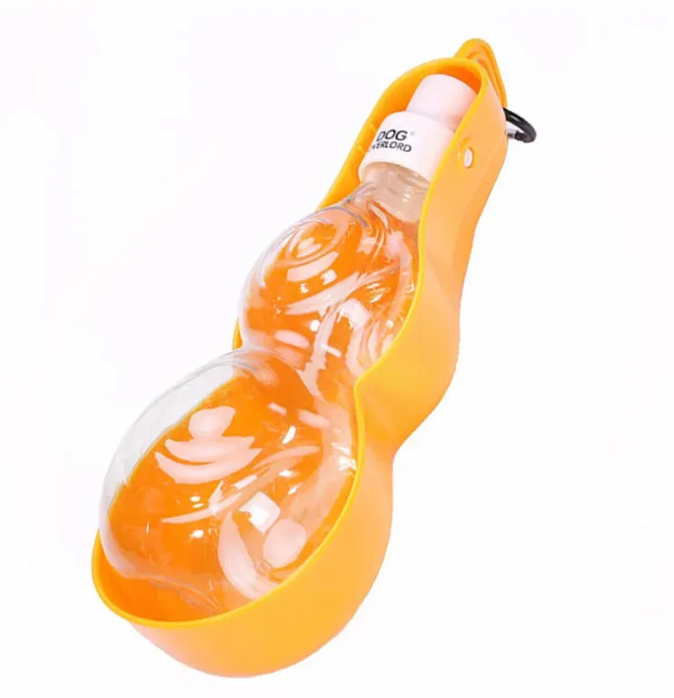 500ml Sport Pet Dog Water Bottle For Kitten Cat Drinking Fountain Automatic Slow Water Dispenser Plastic Travel Dog Bowl