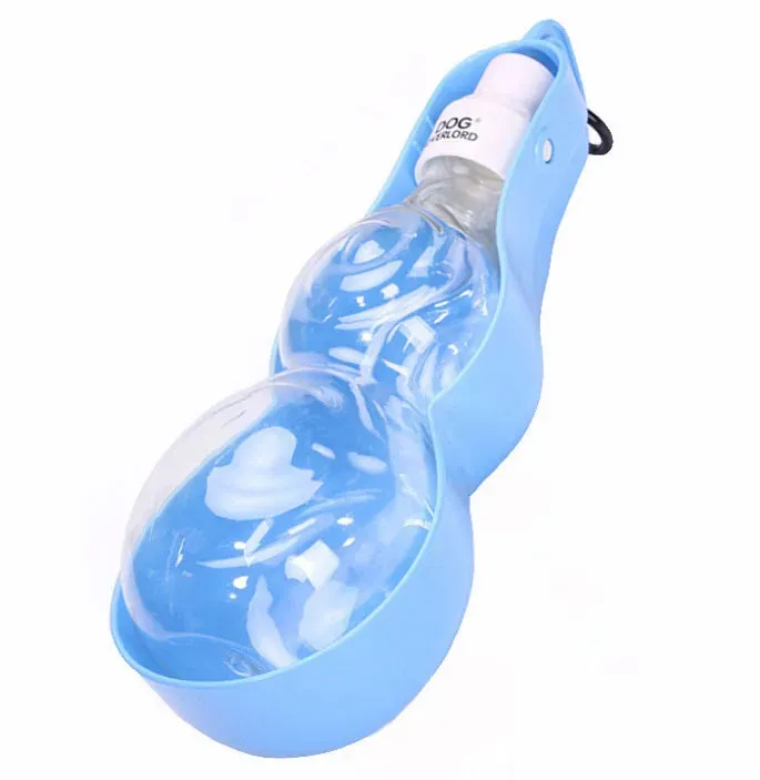 500ml Sport Pet Dog Water Bottle For Kitten Cat Drinking Fountain Automatic Slow Water Dispenser Plastic Travel Dog Bowl