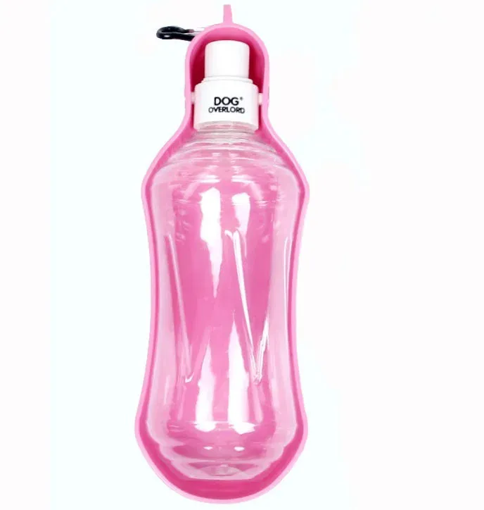500ml Sport Pet Dog Water Bottle For Kitten Cat Drinking Fountain Automatic Slow Water Dispenser Plastic Travel Dog Bowl