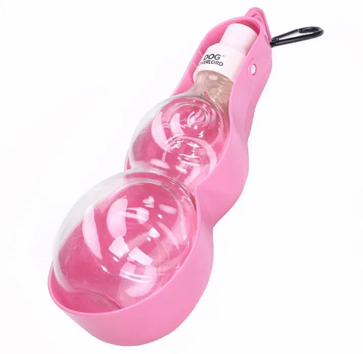 500ml Sport Pet Dog Water Bottle For Kitten Cat Drinking Fountain Automatic Slow Water Dispenser Plastic Travel Dog Bowl