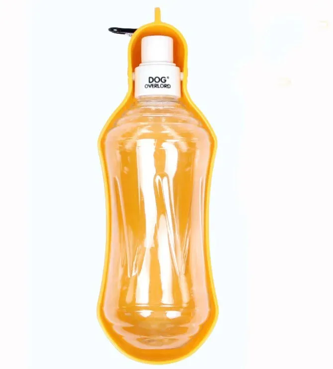 500ml Sport Pet Dog Water Bottle For Kitten Cat Drinking Fountain Automatic Slow Water Dispenser Plastic Travel Dog Bowl