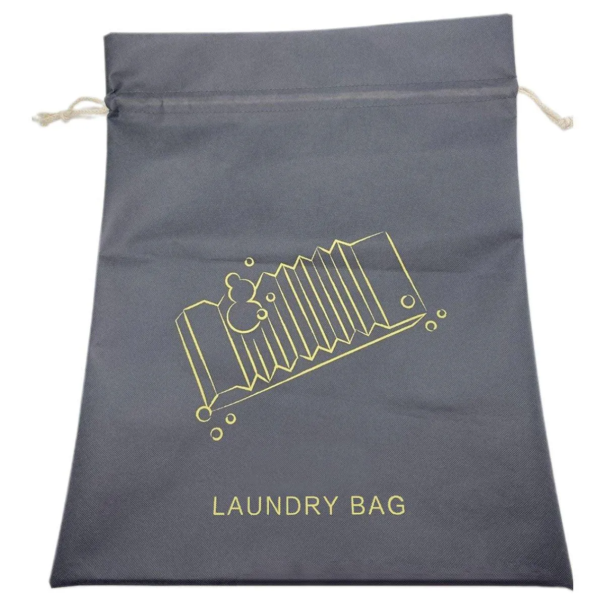50PCS Large Laundry Bag Travel Drawstring Bags For Dirty Clothes Gym Washable