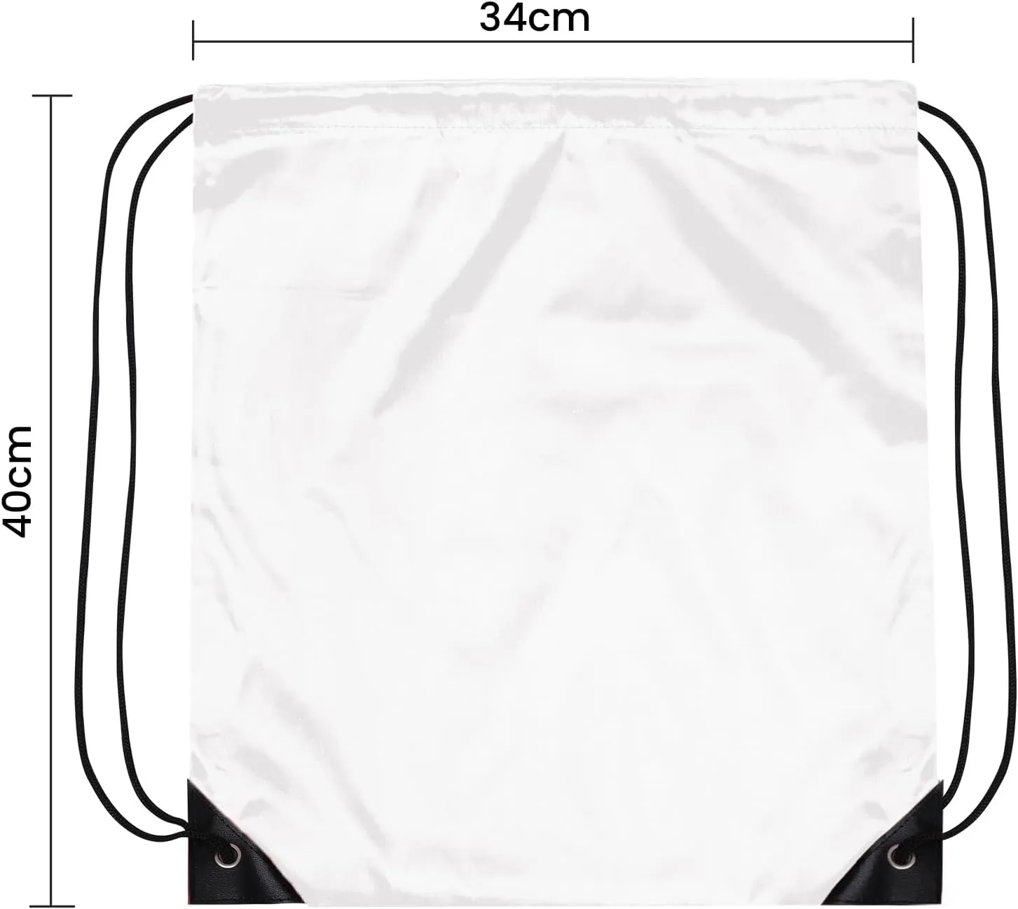 72 Pack Drawstring Backpack Bags,Drawstring Bags Bulk Cinch Bags Gym Bag String Bag Backpack Bulk,White