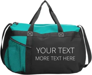 Add Custom Text To This Duffel: Gym Duffel Bag