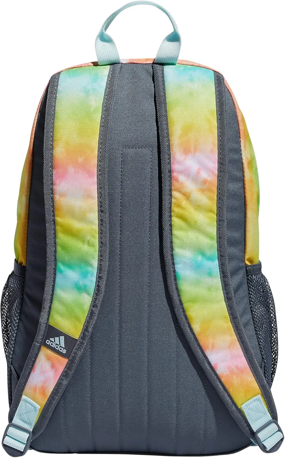 adidas Creator Comfortable and Durable Small Athletic Bag or Laptop Backpack for Women and Men, Stone Wash Rainbow/Grey/Almost Blue, One Size