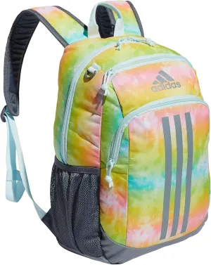 adidas Creator Comfortable and Durable Small Athletic Bag or Laptop Backpack for Women and Men, Stone Wash Rainbow/Grey/Almost Blue, One Size