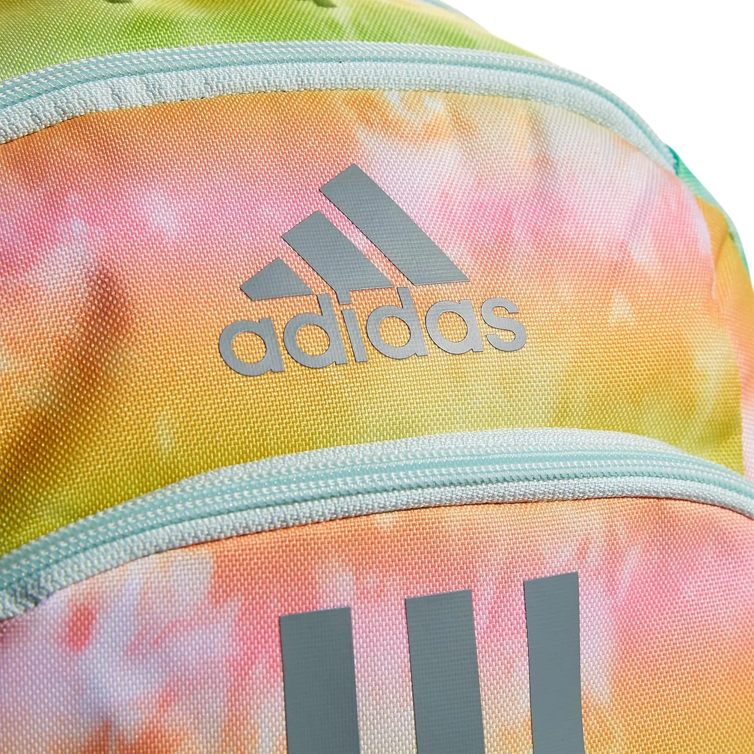 adidas Creator Comfortable and Durable Small Athletic Bag or Laptop Backpack for Women and Men, Stone Wash Rainbow/Grey/Almost Blue, One Size