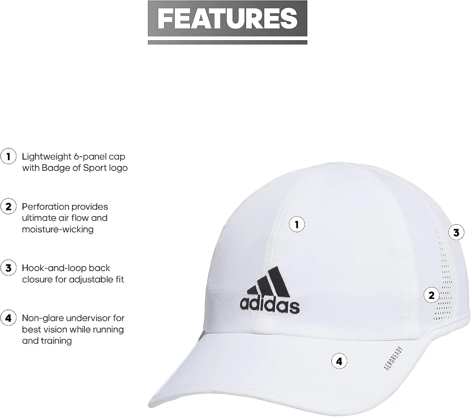 adidas Men's Superlite Relaxed Adjustable Performance Cap