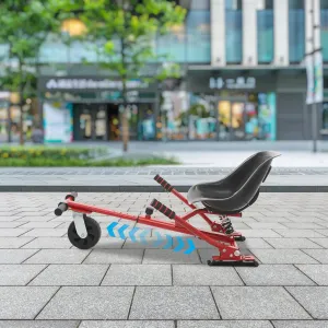 Adjustable Balancing Scooter Seat,Balancing Scooter Seat Attachment Accessory with Comfortable Seat Two Shock-Absorbing Brackets Seat Attachment