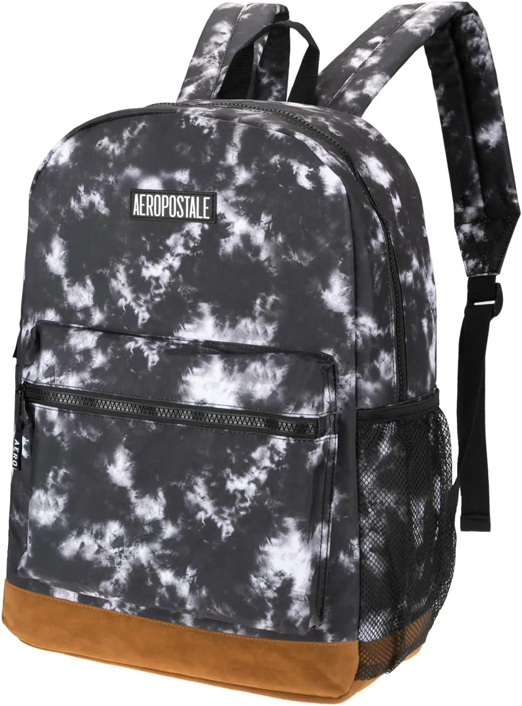 AEROPOSTALE Upgraded Fieldtrip Unisex Backpack - AE Mens and Womens Bag for Everyday Use (Black Tie Dye)