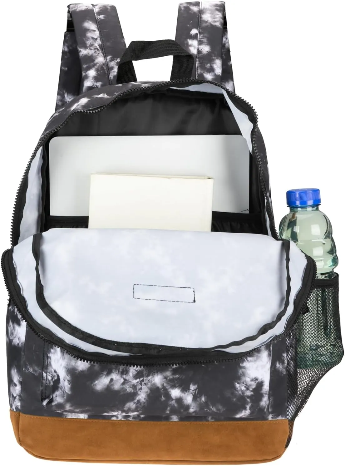 AEROPOSTALE Upgraded Fieldtrip Unisex Backpack - AE Mens and Womens Bag for Everyday Use (Black Tie Dye)