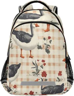 ALAZA Geese Pattern Backpacks Travel Laptop Daypack School Book Bag for Men Women Teens Kids396