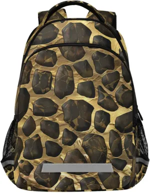 ALAZA Stock Seamless L Skin Texture Backpacks Travel Laptop Daypack School Book Bag for Men Women Teens Kids