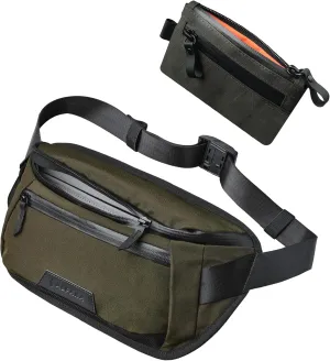 ALPAKA Bravo Sling Mini V2 and Zip Pouch - Sling Bag Fits an iPad Mini, 2.5L Small Crossbody Bag for Men Weather Resistant Fabrics - RFID-Blocking Small Cash and Card Zip Wallet with Carbon Neutral