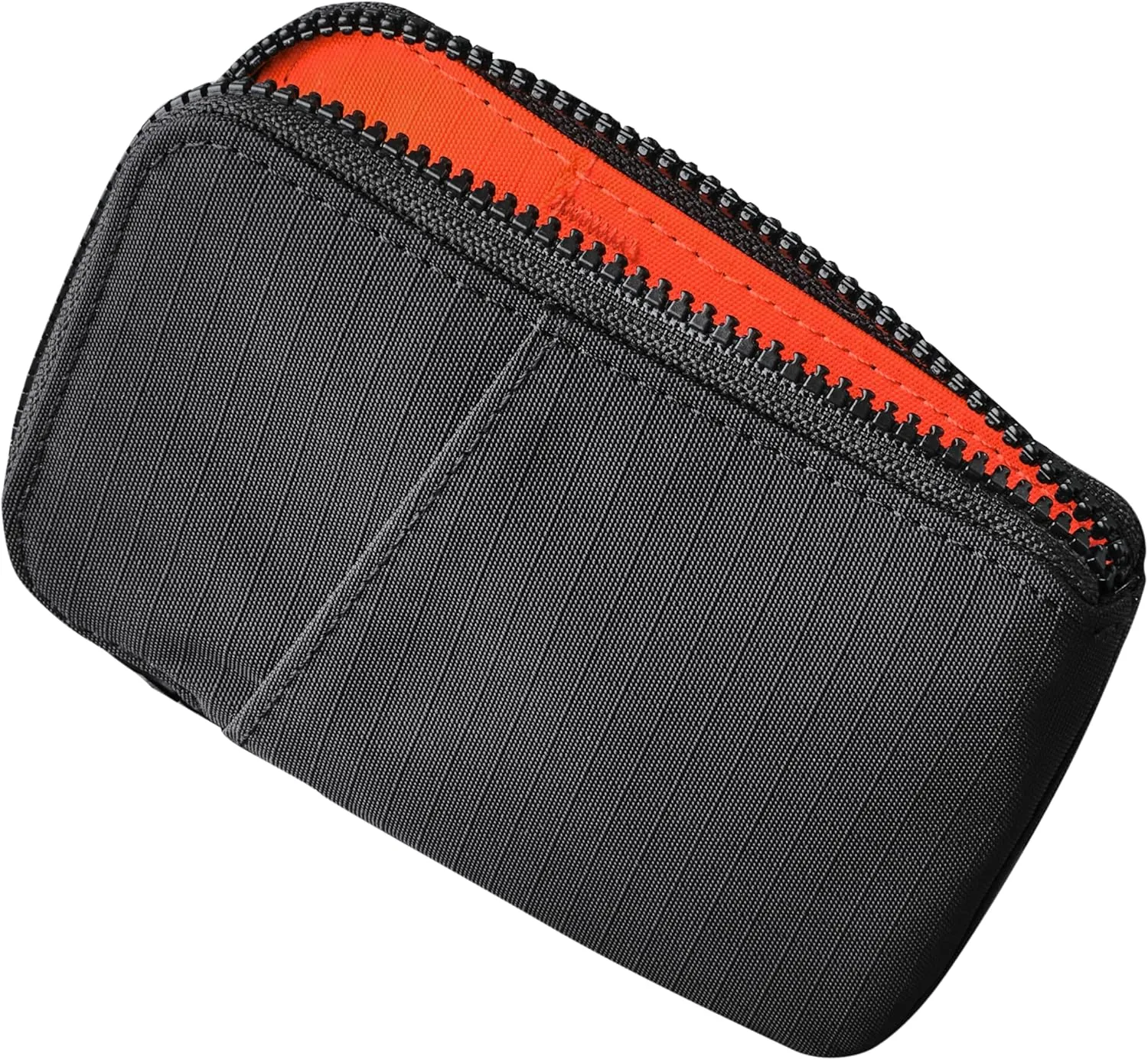 ALPAKA Zip Card Pouch - Card Wallet and Coin Pouch - Holds 12-20 Cards and Cash Holder with Black Axoflux, RFID Blocking Weatherproof Material