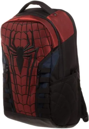 Amazing Spiderman Uniform Suit Comic Book Superhero Backpack Laptop Bag Bookbag Red