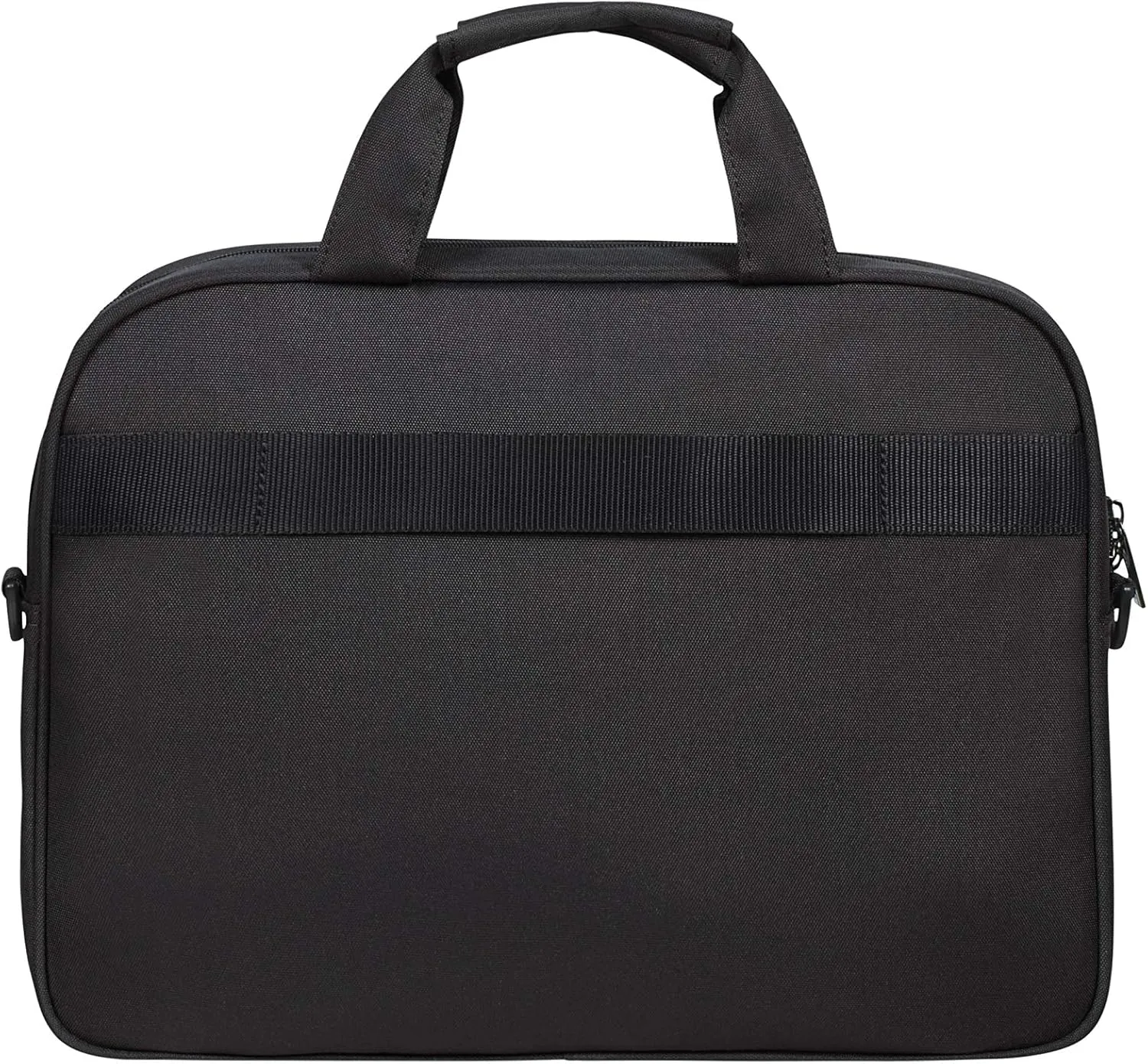 American Tourister Unisex Adult Briefcase, Black (Black/Orange), M (15.6 Inch)