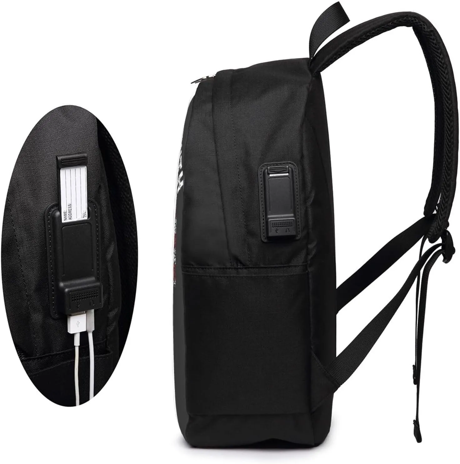American Yemen Flag Yemeni Roots Laptop Backpacks Travel Backpack Casual Business Daypack Sport Rucksack Computer Bag Fits up to 17 Inch Notebook with USB Port