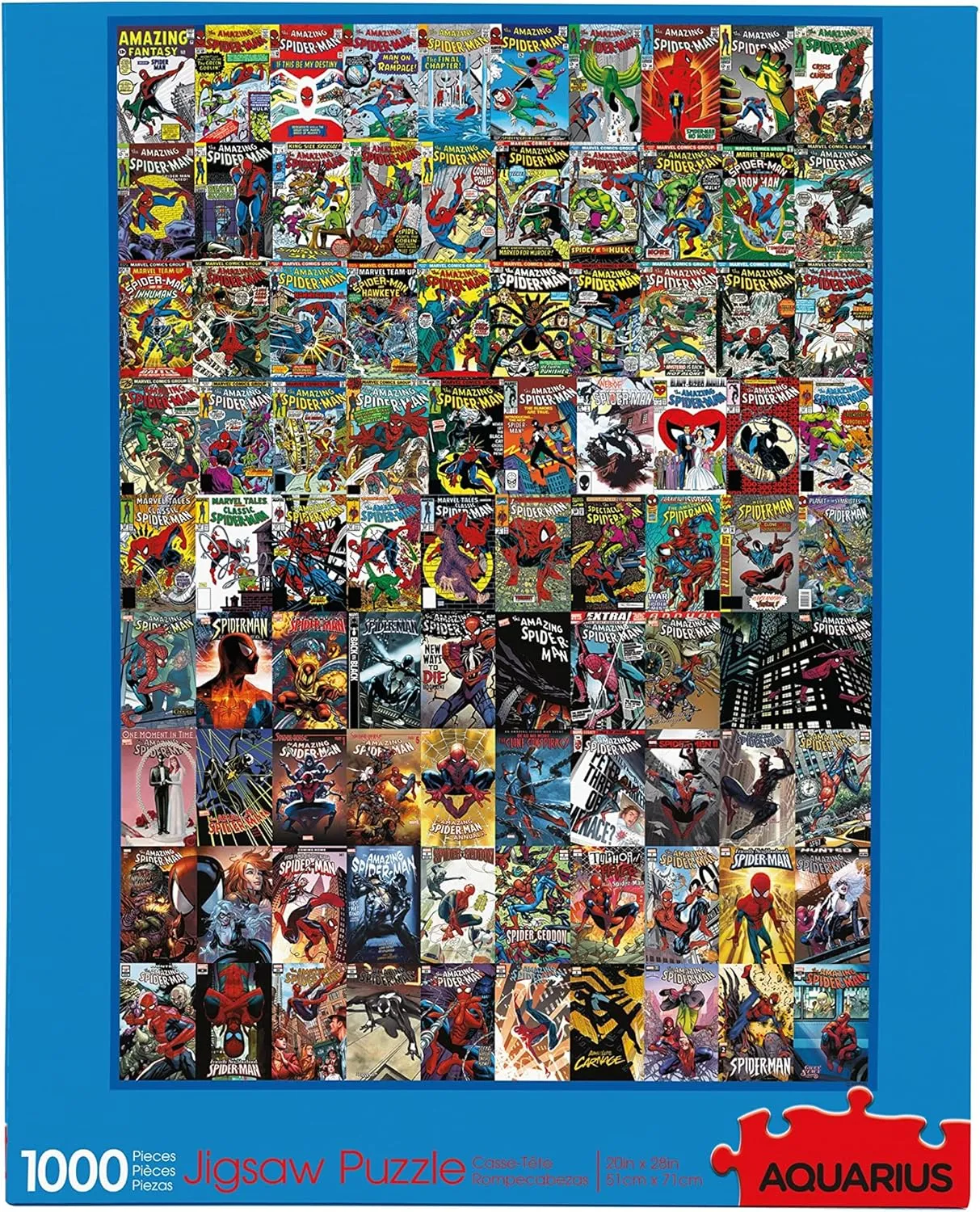 AQUARIUS Marvel Spider-Man Puzzle (1000 Piece Jigsaw Puzzle) - Glare Free - Precision Fit - Officially Licensed Marvel Merchandise & Collectibles - 20 x 28 Inches
