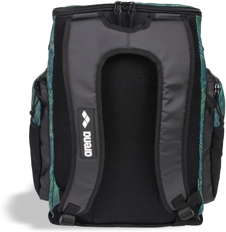 ARENA Spiky III Backpack 45 Swimming Athlete Sports Gym Rucksack Large Training Gear Equipment Swim Bag for Men and Women, 45 Liters, Team Energy Green