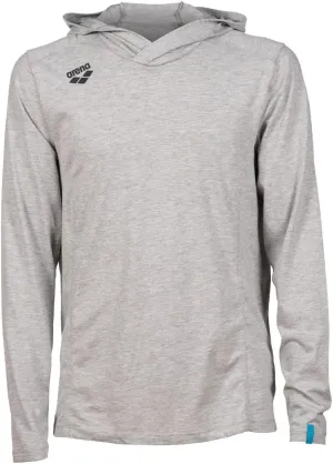 ARENA Unisex Team Panel Hooded Long Sleeve T Shirt Pullover Hoodie Athletic or Casual Workout Shirt for Men and Women