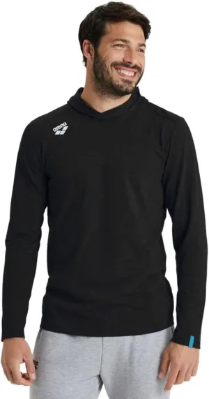 ARENA Unisex Team Panel Hooded Long Sleeve T Shirt Pullover Hoodie Athletic or Casual Workout Shirt for Men and Women