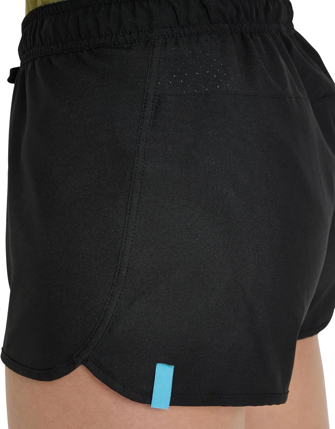 ARENA Women's Team Solid 100% Polyester Athletic Shorts with Side Pockets and Drawstring