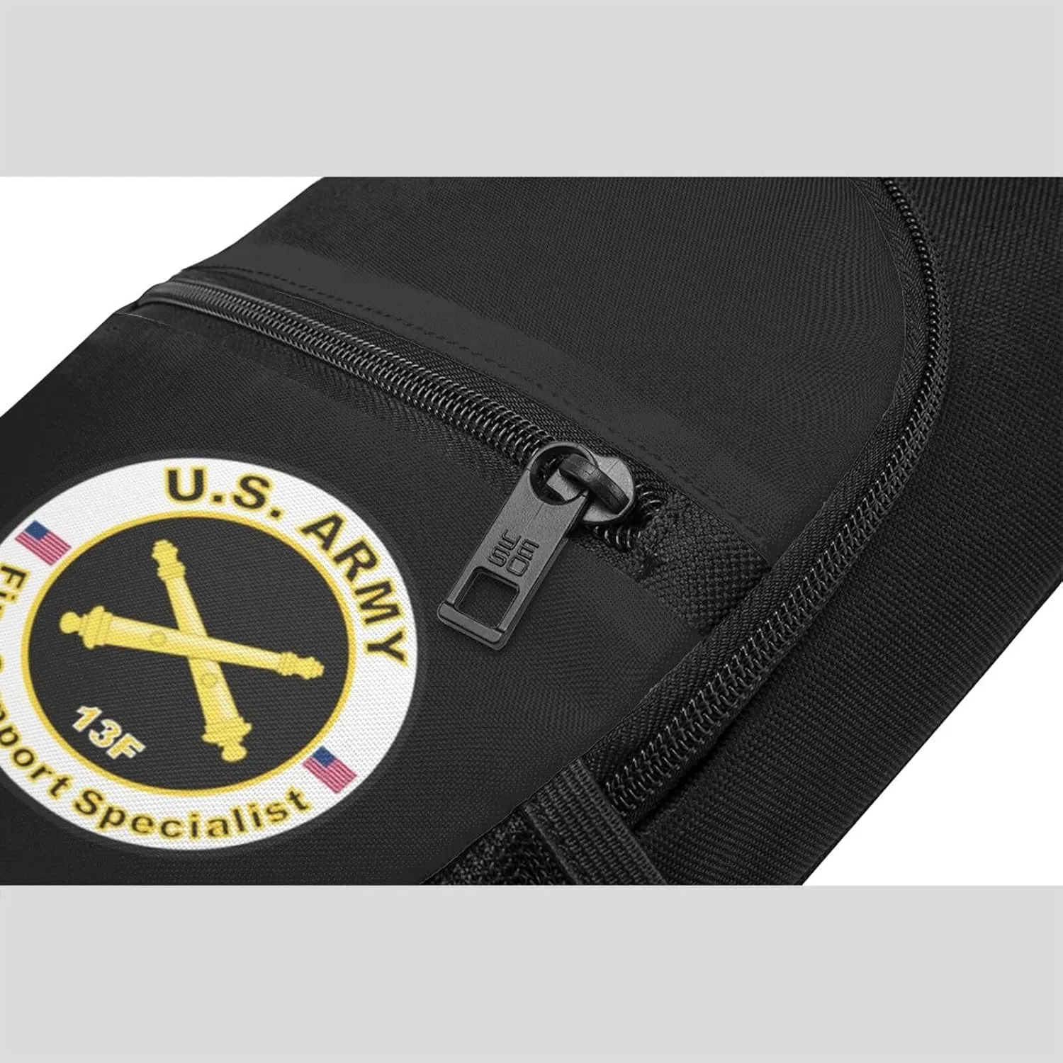 Army MOS 13F Fire Support Specialist Sling Bag Crossbody Backpack Shoulder Casual Daypack Bags for Men