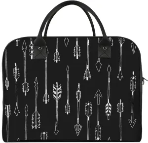 Arrow Black A Sturdy And Sturdy Travel Handbag, A Large Capacity Portable Handbag